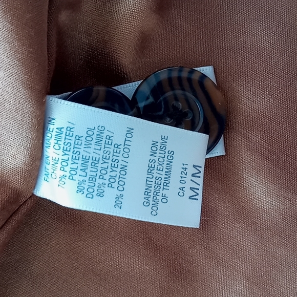 Twik by Simmons Wool Blend Peacoat - Picture 7 of 9